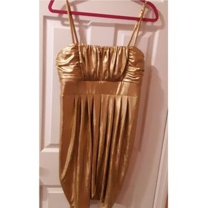 Beautiful golden Katia party dress, Large